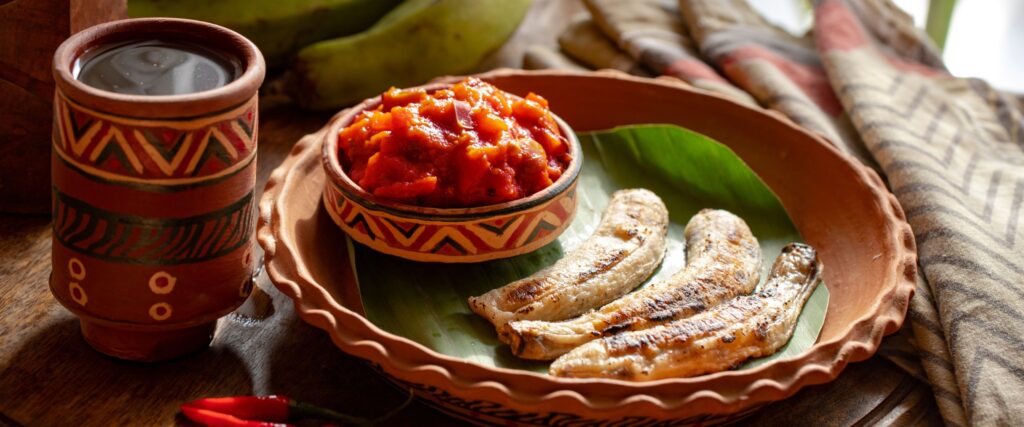 bananes plantains grillées