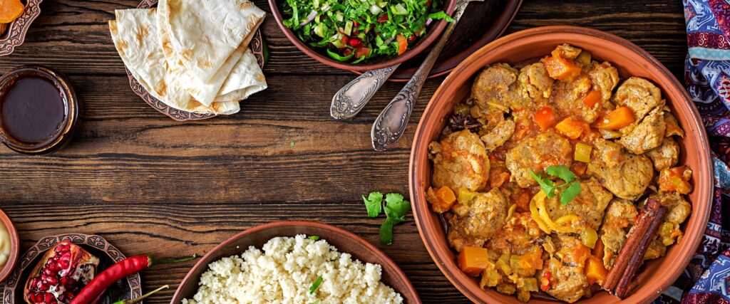 couscous agneau et salade