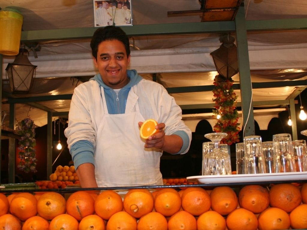 vendeur de fruits